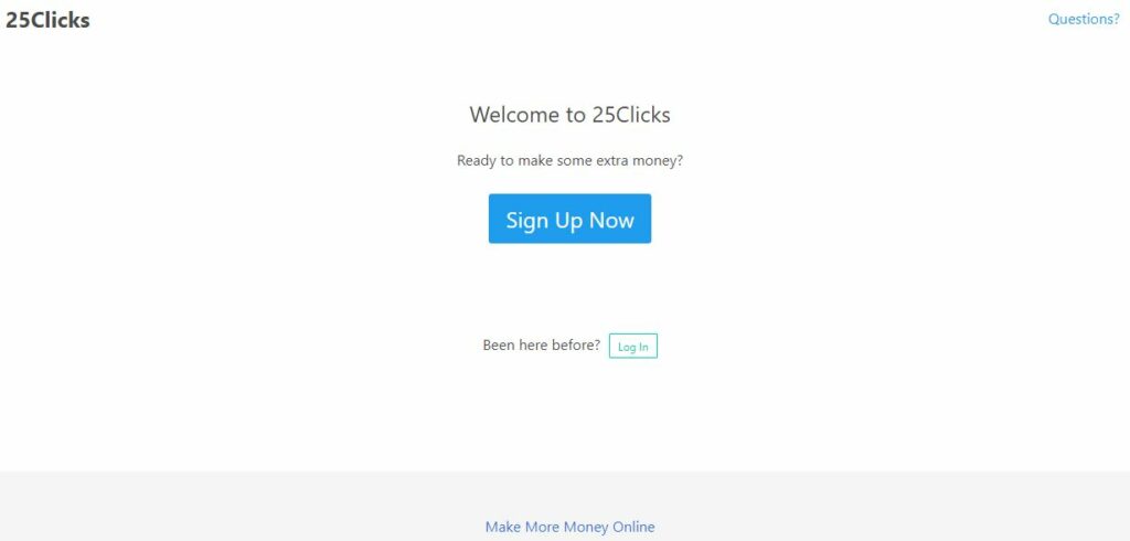 25clicks landing page