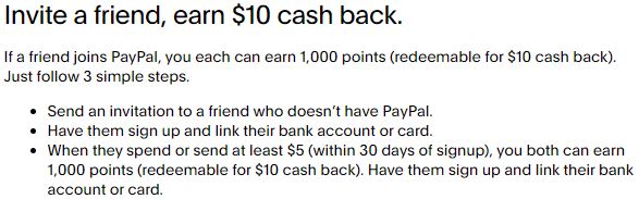 paypal referral terms